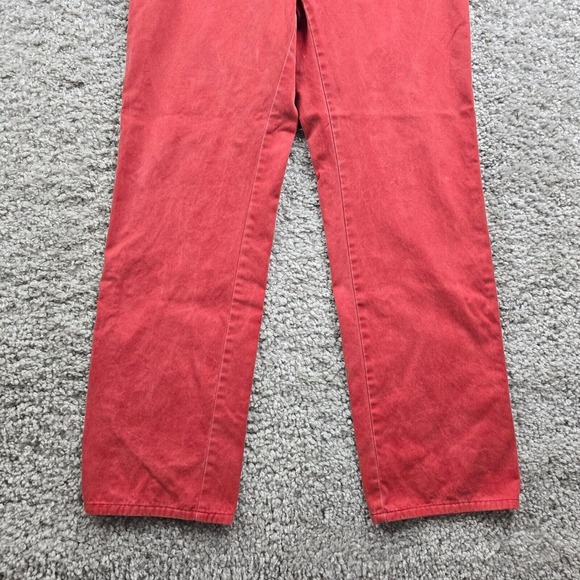 Peter Millar Pants Men 38 (Fits 34x33) Red Straight‎ Chino Pima Cotton Twill - Picture 2 of 13